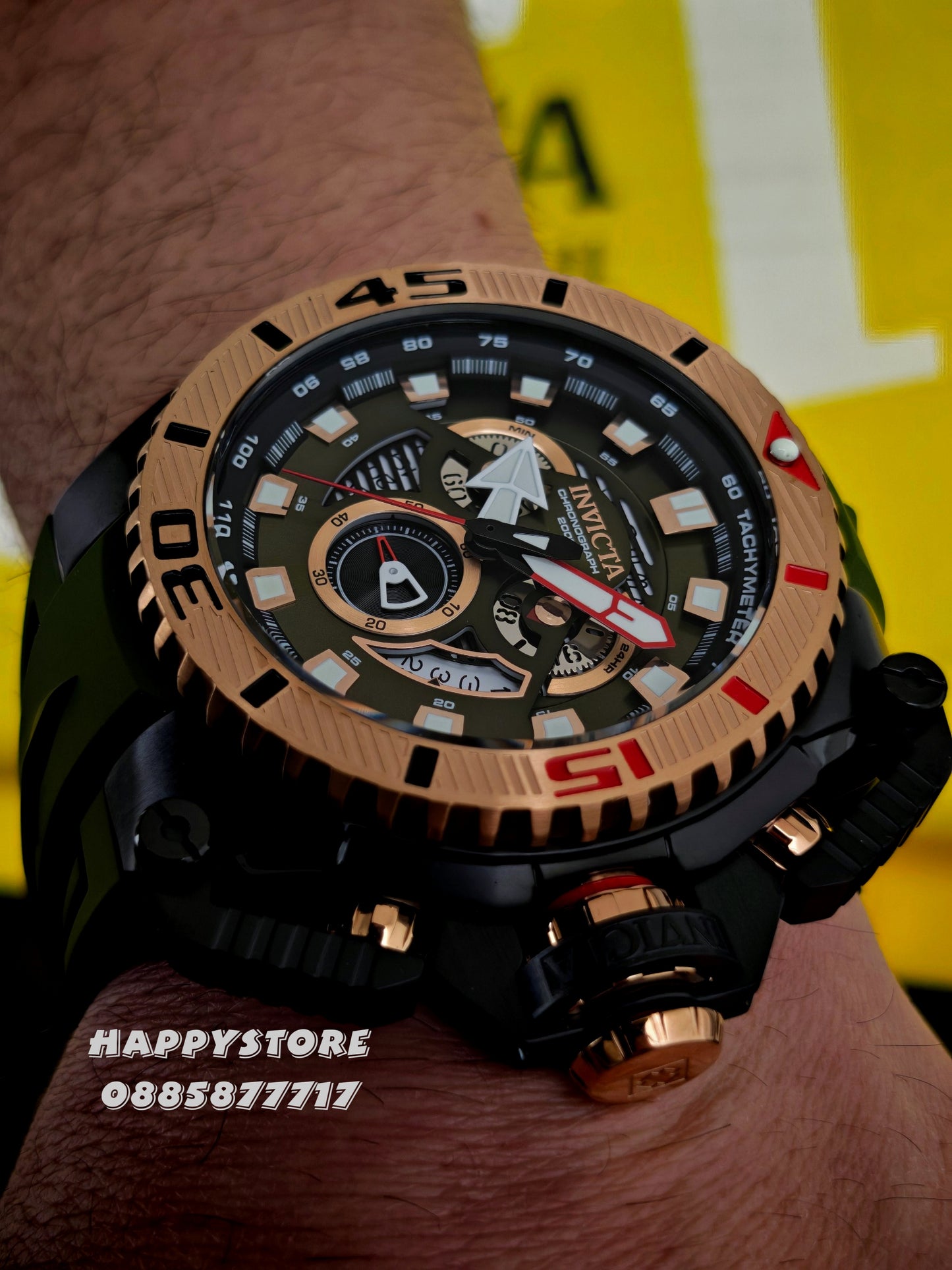 INVICTA Optimus Army Green 66 mm