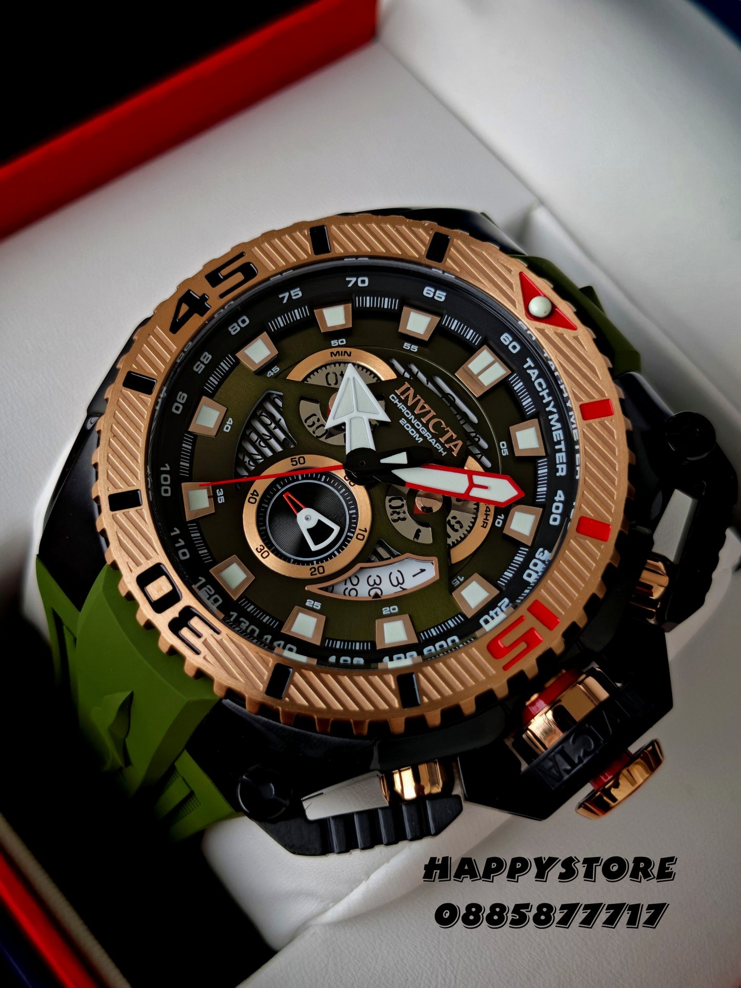 INVICTA Optimus Army Green 66 mm