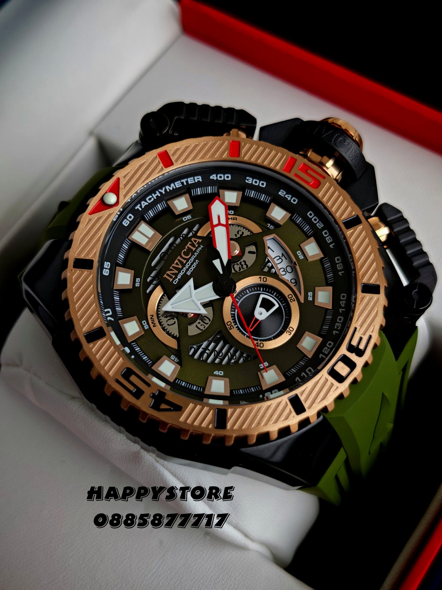 INVICTA Optimus Army Green 66 mm