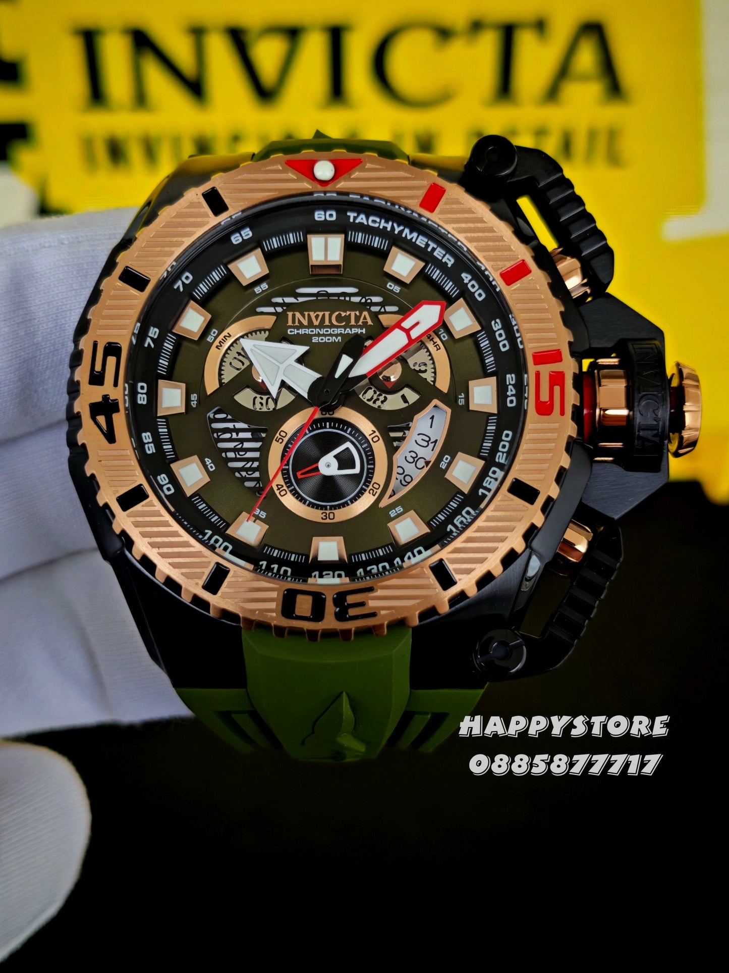 INVICTA Optimus Army Green 66 mm