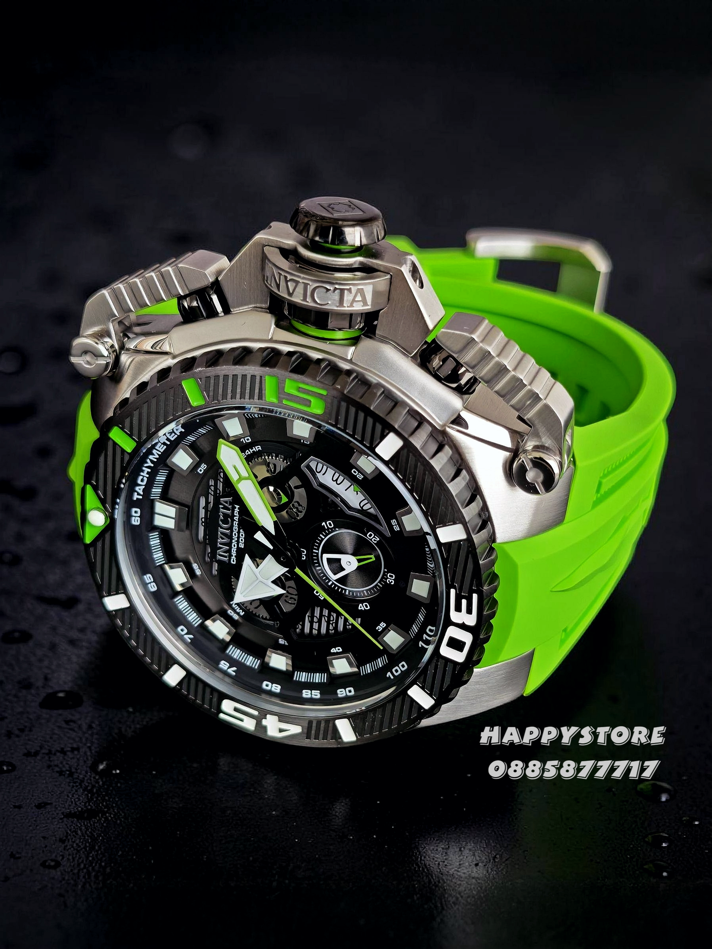 INVICTA Optimus Light Green 66 mm