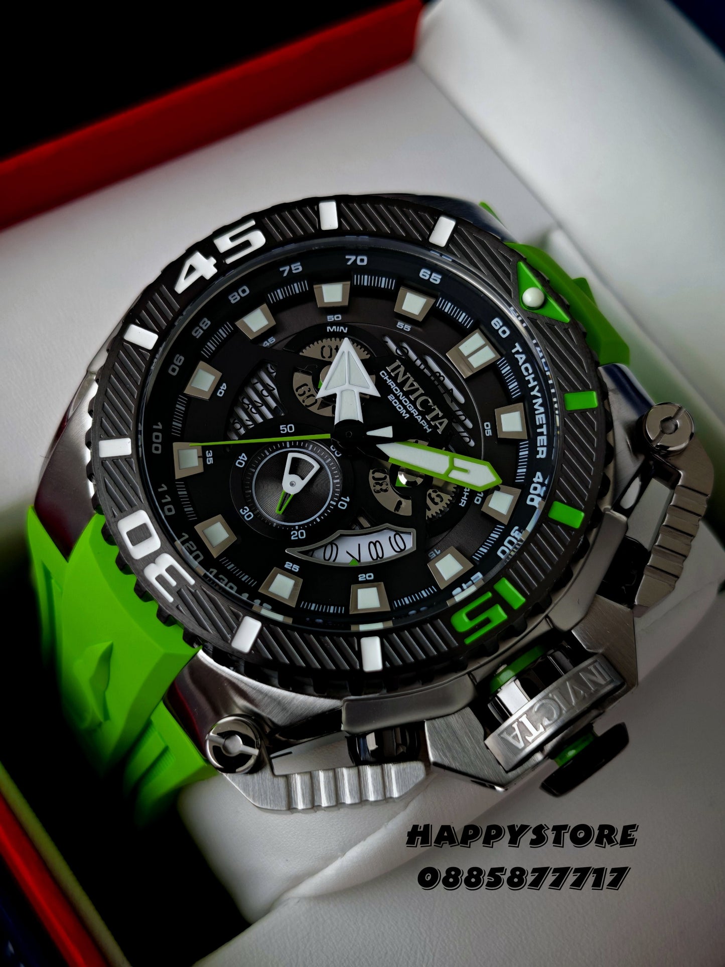 INVICTA Optimus Light Green 66 mm