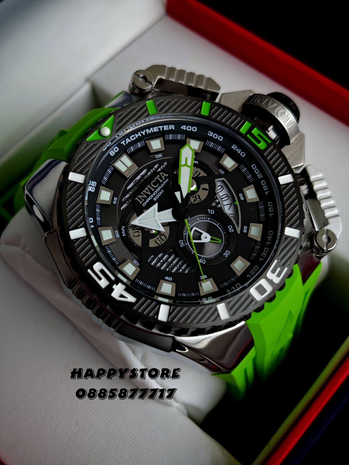 INVICTA Optimus Light Green 66 mm