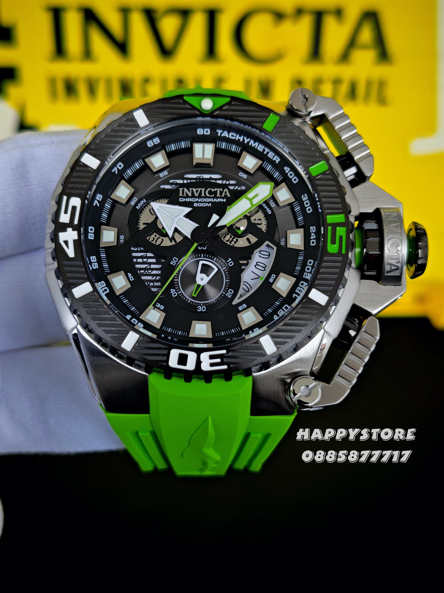 INVICTA Optimus Light Green 66 mm