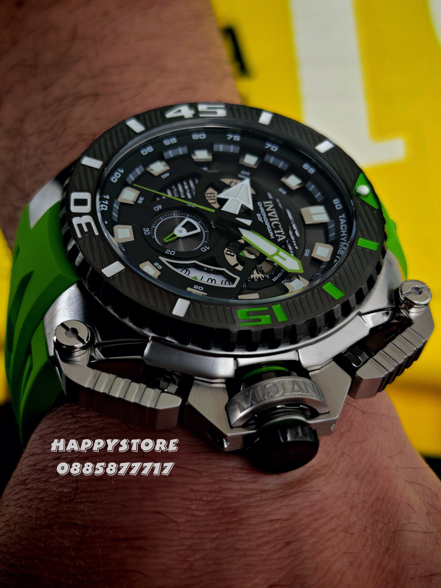 INVICTA Optimus Light Green 66 mm