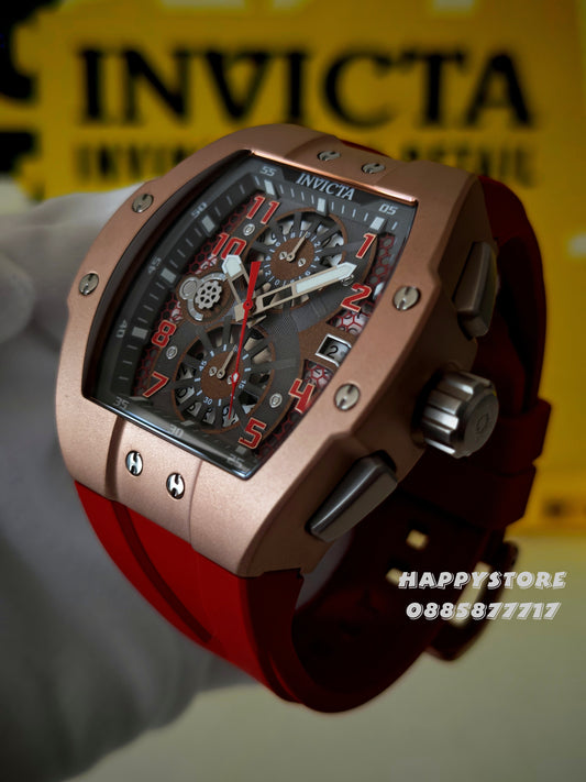 INVICTA Racing Srada Red/Rose Gold 47 mm